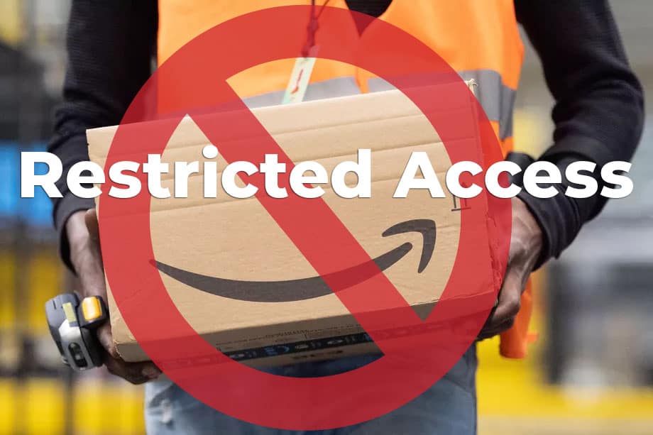 Amazon FBA restrictions mean, that sellers need to get approval before they can sell products