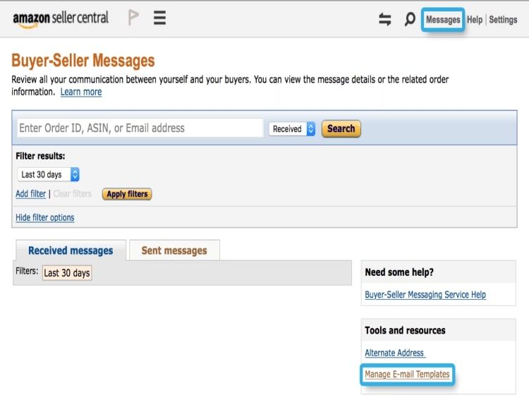 The Buyer-Seller Messaging Service