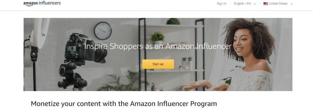 Amazon Influencer Program