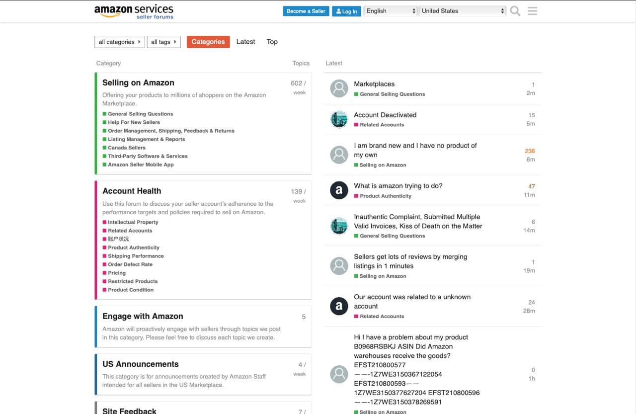 Amazon Seller Forums - Top 15 eCommerce Forums | SageSeller