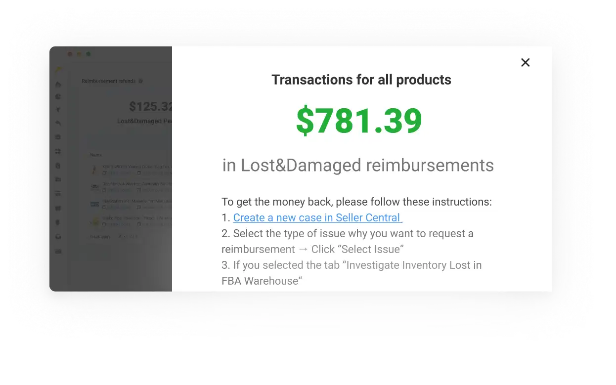 SageSeller gives sellers instructions how to get Amazon FBA reimbursement
