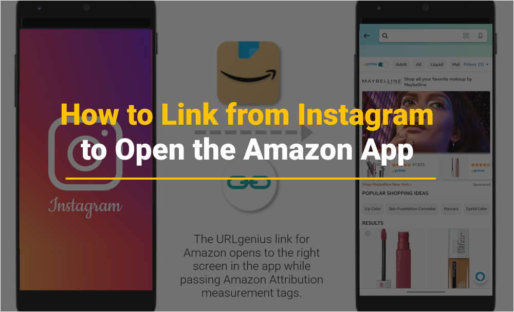 How to Link from Instagram to Open the Amazon App with Mobile Deep Linking