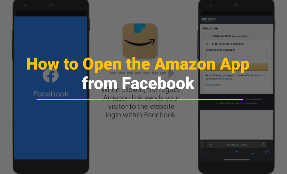 How to App Deep Link to Open the Amazon App from Facebook Advertising