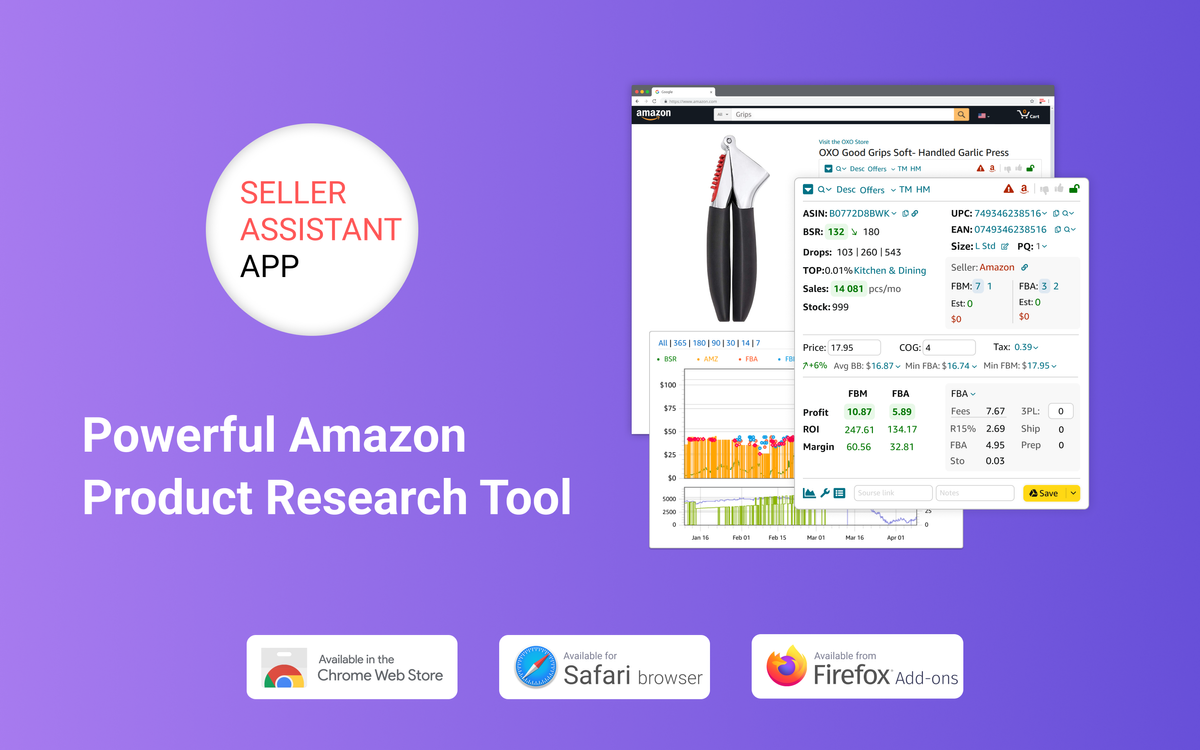 The Best Amazon Product Research Tools For FBA: Seller Assistant App Review